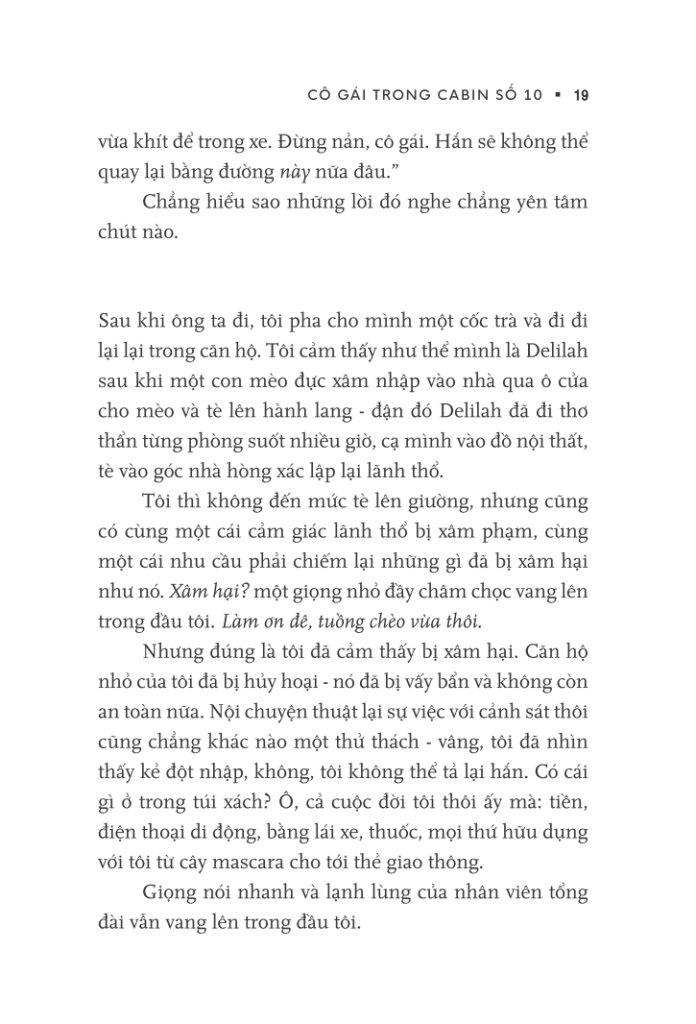 Cô Gái Trong Cabin Số 10