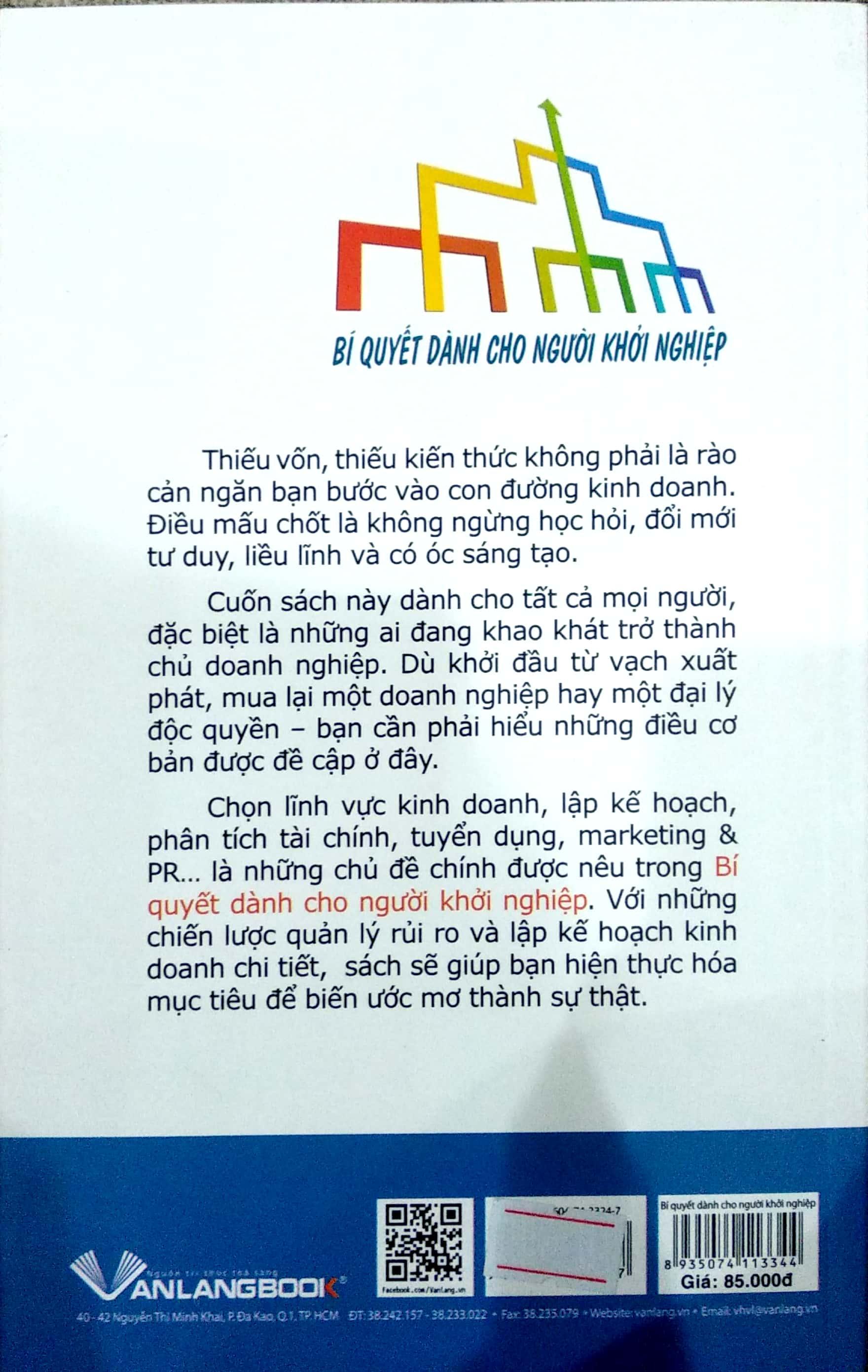 Bí Quyết Dành Cho Người Khởi Nghiệp