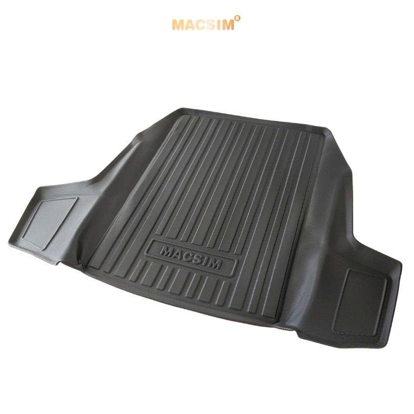 Thảm lót cốp xe ô tô (qd) BMW 5 series 2024-2025 nhãn hiệu Macsim chất liệu TPV cao cấp màu đen
