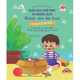 Sách Giáo Dục Giới Tính Và Nhân Cách Dành Cho Bé Trai - 5 - 12 Tuổi - Bộ 4 Cuốn + Lẻ