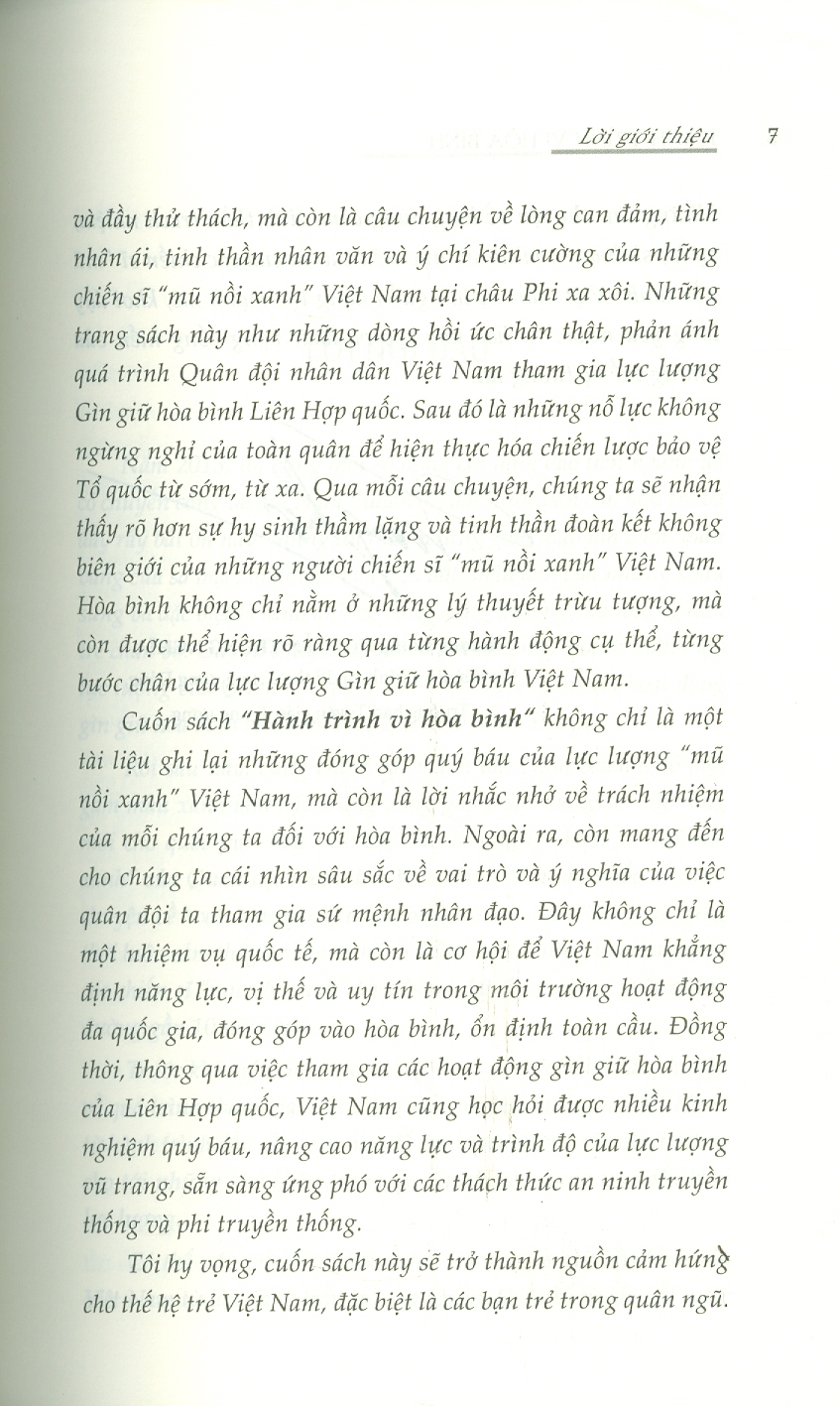 Hồi ức Hành trình vì hòa bình - Nguyễn Chí Vịnh