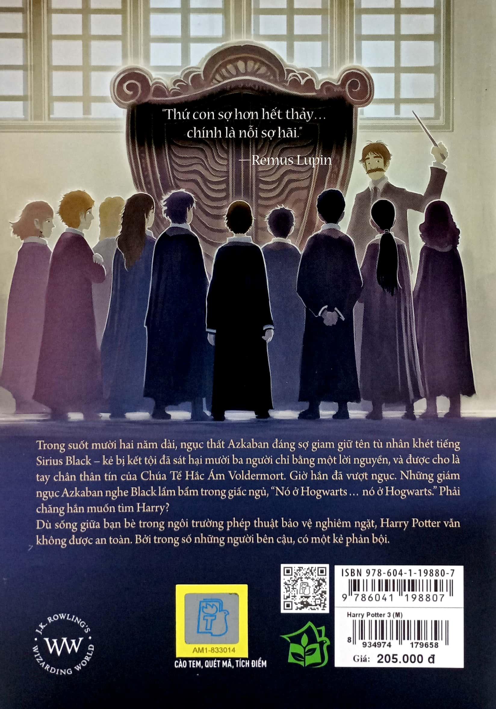 Harry Potter Và Tên Tù Nhân Ngục Azkaban - Tập 3 (Tái Bản)