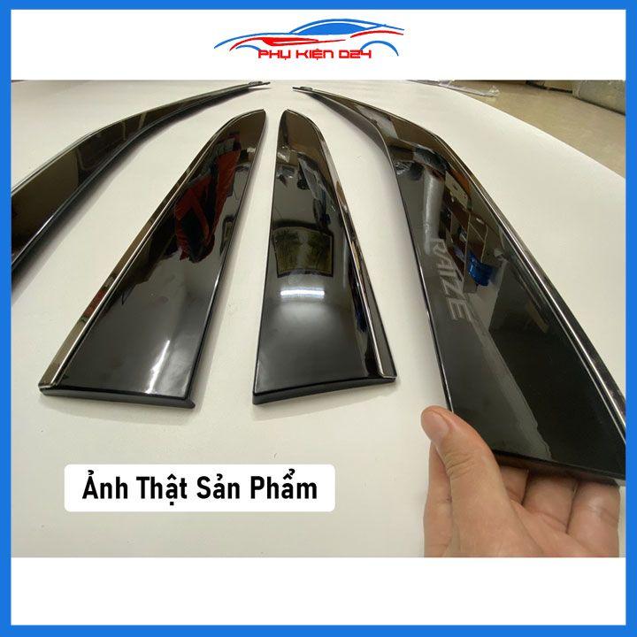 Vè che mưa cho xe ô tô Raize 2021-2022-2023 chỉ inox cao cấp