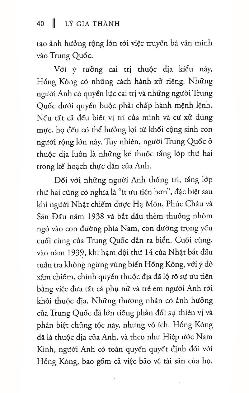 Lý Gia Thành – “Ông Chủ Của Những Ông Chủ” Trong Giới Kinh Doanh Hồng Kông (Tái Bản)