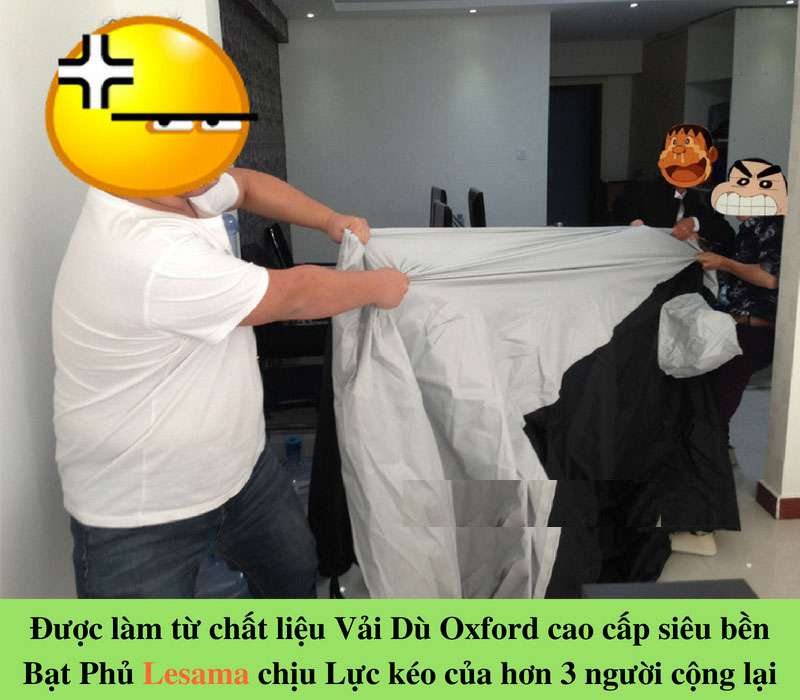 Bạt Phủ xe Ô Tô Chevrolet Spark, Spark Van, Bạt Trùm Xe Hơi Chắn Nắng Chất Vải Dù Siêu Bền Chống Mưa Nắng Bảo Vệ xe
