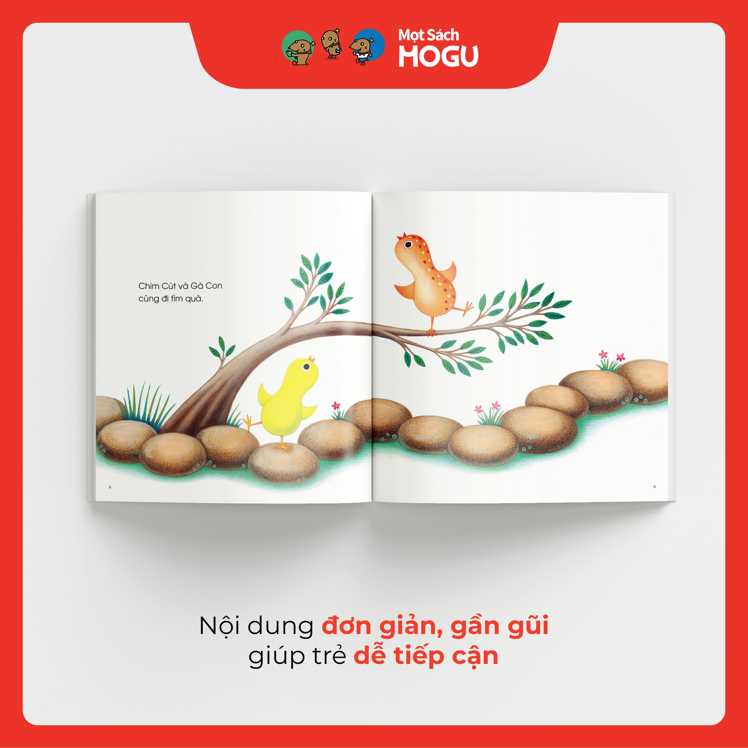 Truyện Ehon bé 1-2-3 tuổi - Bạn chim cút tìm quà tặng mẹ