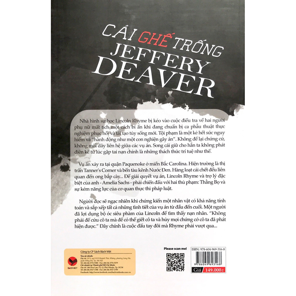 Sách - Cái Ghế Trống - Jeffery Deaver