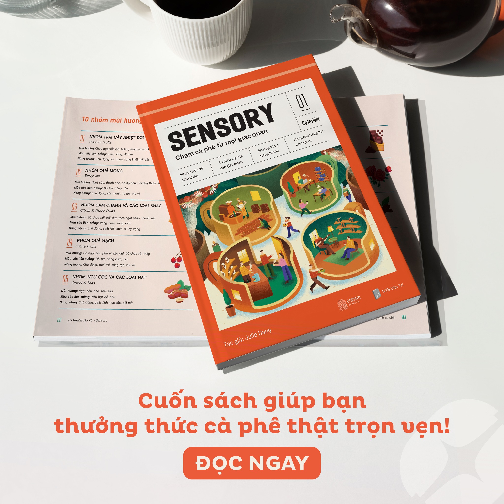 Cà Insider No.1 SENSORY - Chạm cà phê từ mọi giác quan