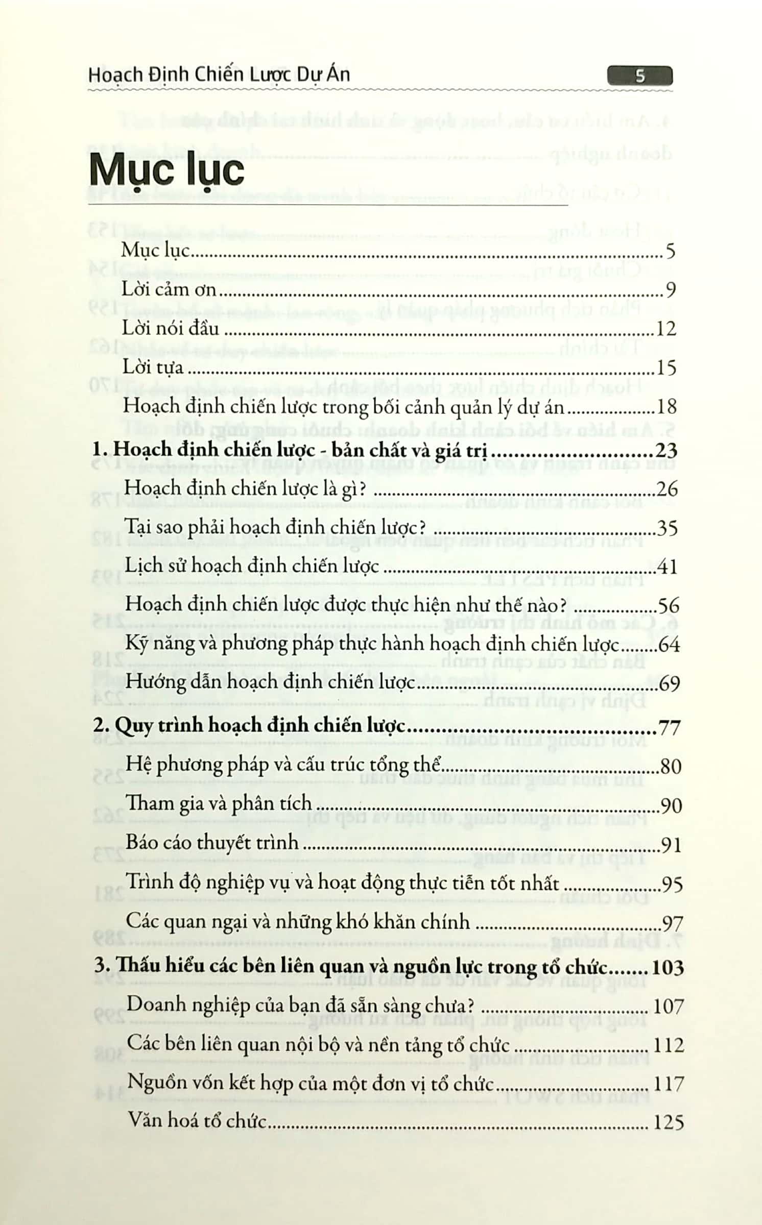 Hoạch Định Chiến Lược Dự Án