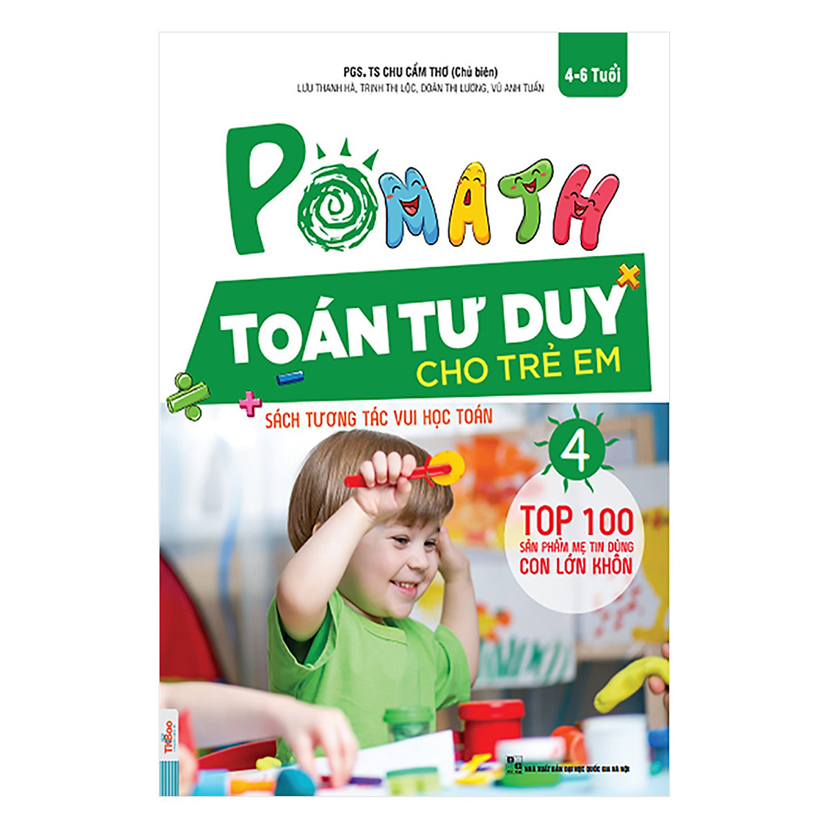 Combo 3 Cuốn Pomath Toán Tư Duy Cho Trẻ Em (Tập 4,5,6) (Học Kèm App MCBooks)