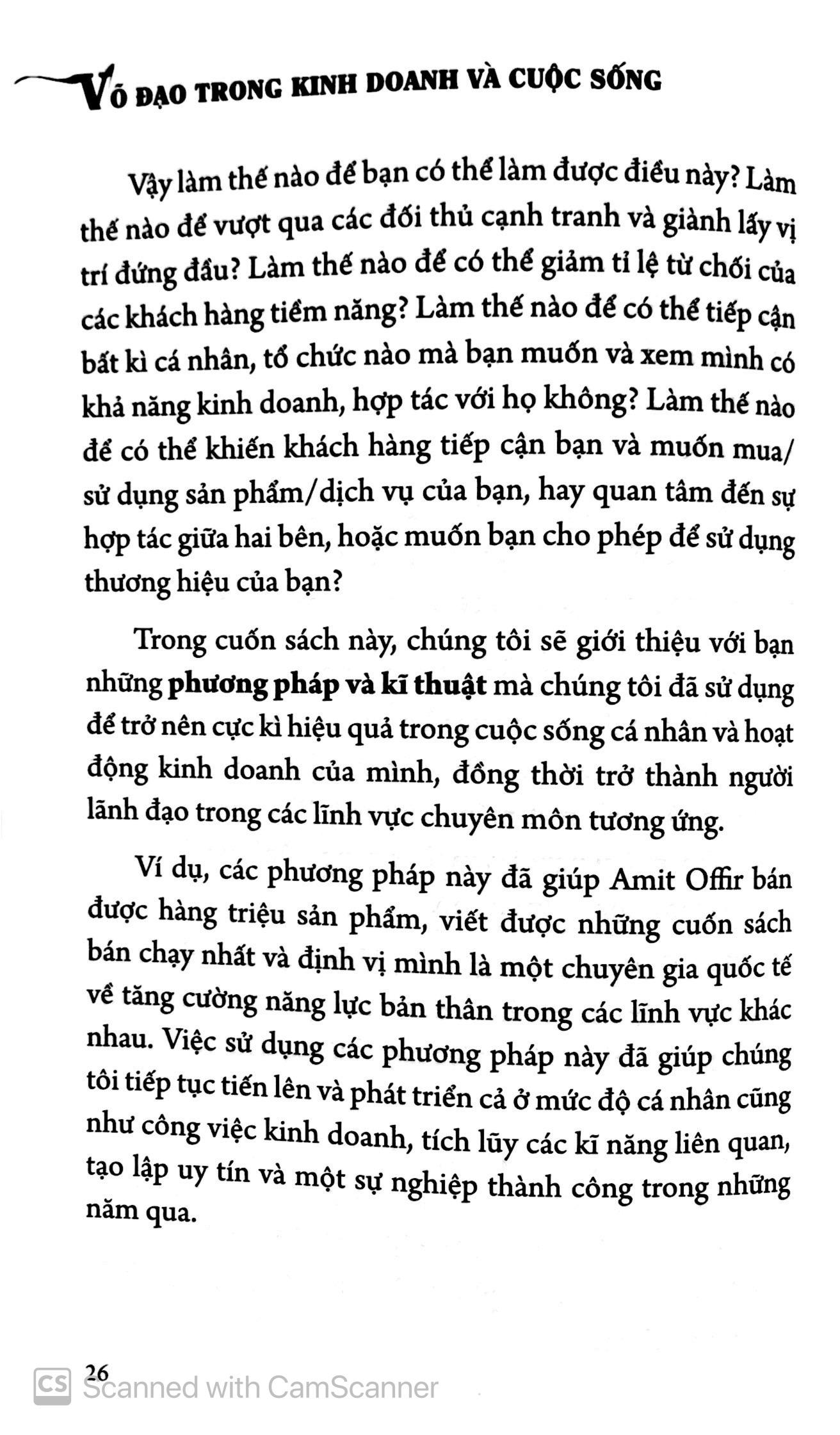 Sách: Võ Đạo Trong Kinh Doanh Và Cuộc Sống