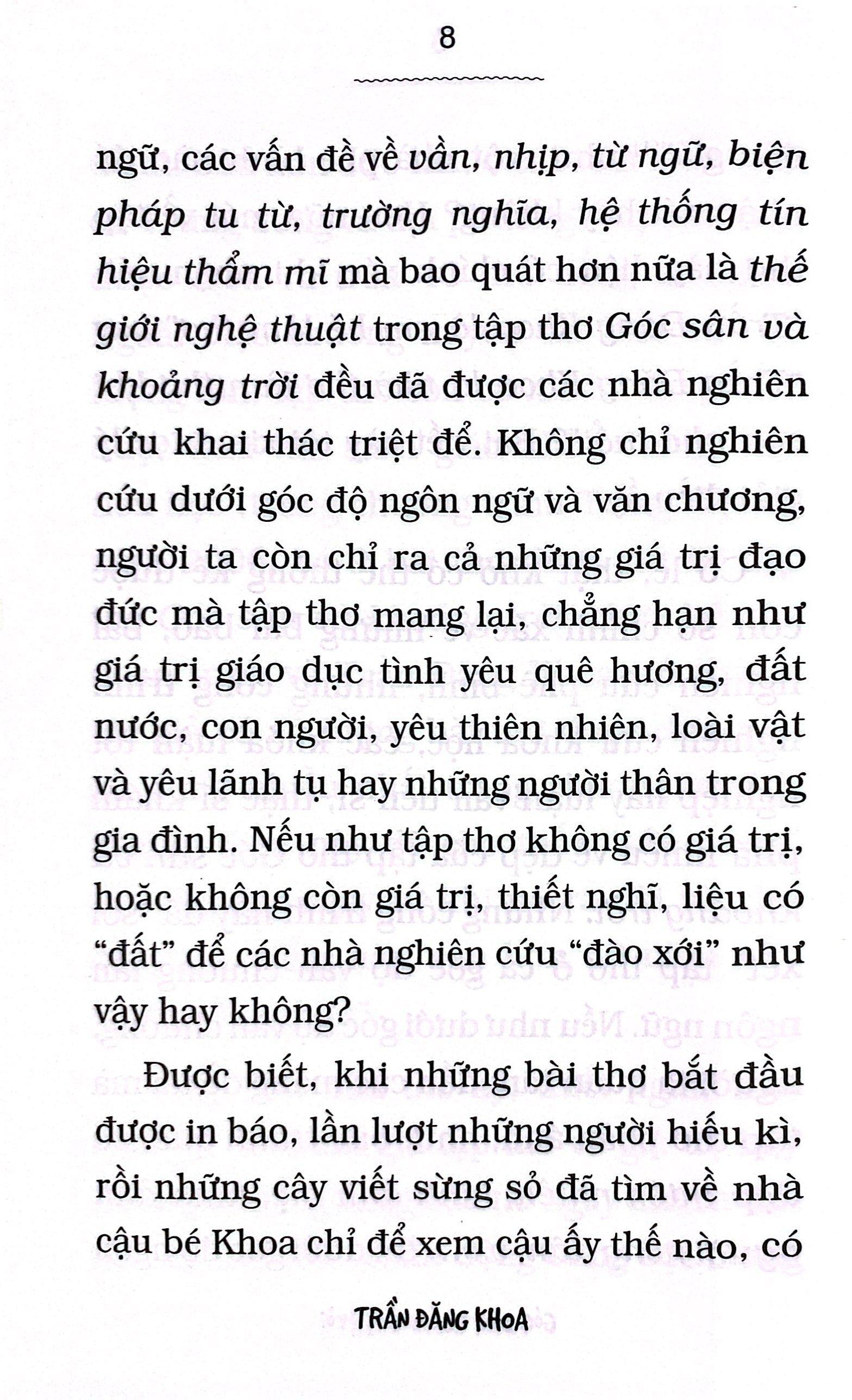 Góc Sân Và Khoảng Trời - Tinh Tuyển (Tái Bản 2023)