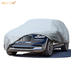 Bạt phủ ô tô chất liệu vải không dệt cao cấp thương hiệu MACSIM dành cho BMW 7 series màu ghi - bạt phủ trong nhà và ngoài trời