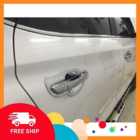 Bộ ốp tay nắm, hõm cửa dành cho xe Hyundai Tucson 2016-2021 -mạ Crom( hàng cao cấp)