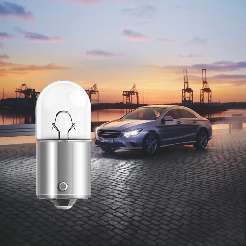 Combo 2 Bóng Đèn Xi Nhan 1 Tim OSRAM Original R10W 12V 10W (Chân Thẳng)