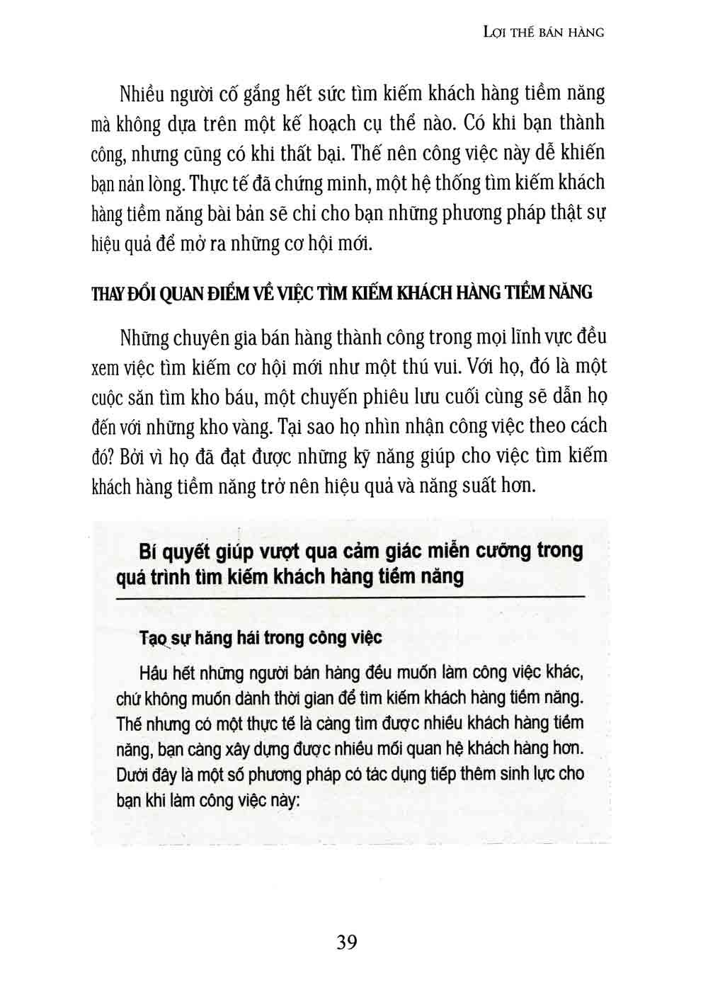 Lợi Thế Bán Hàng (Tái Bản)