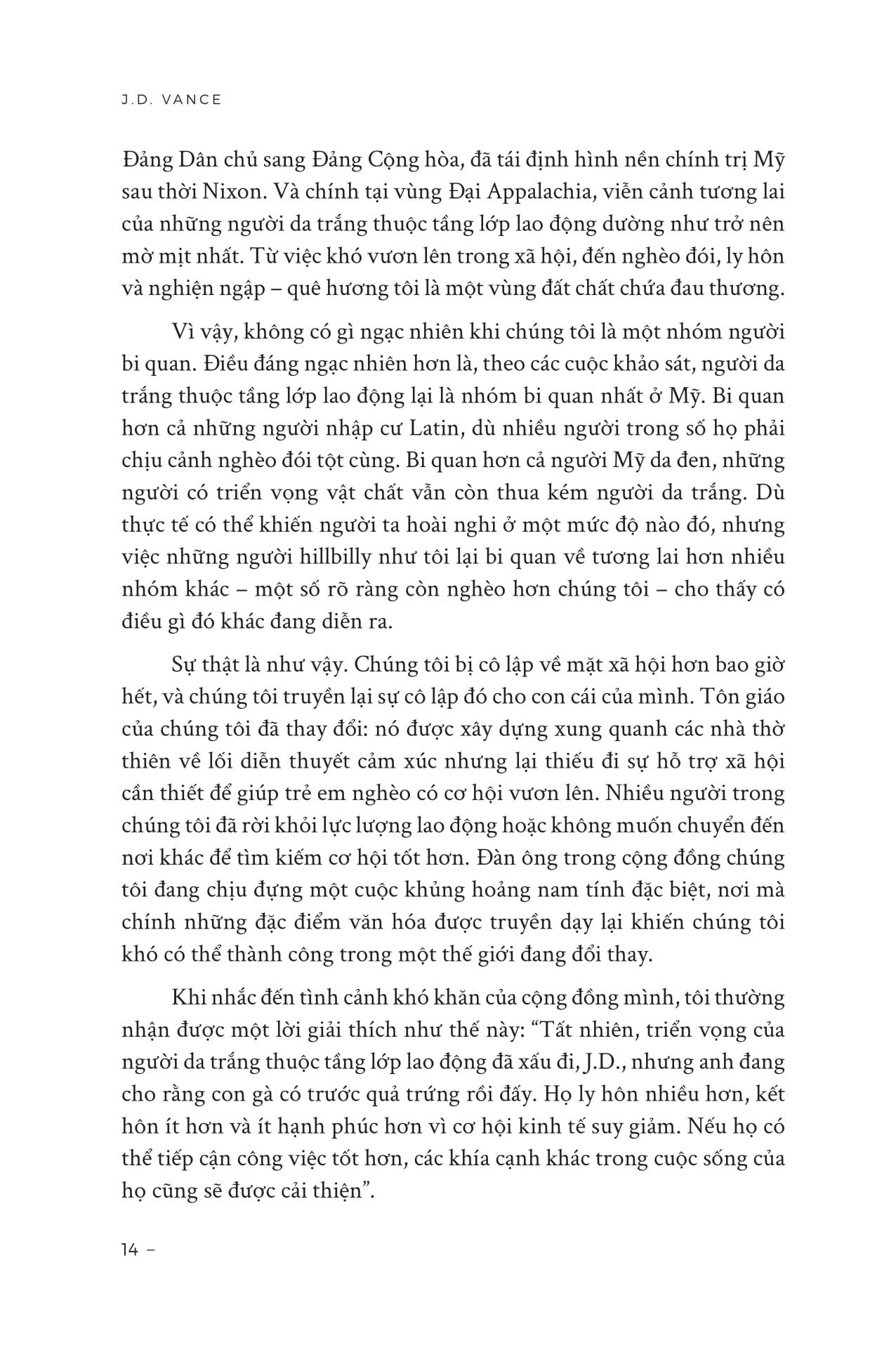 Sách - Khúc Bi Ca Của Gã Dân Quê - Hồi Ức Về Một Gia Đình Và Một Nền Văn Hóa Trong Cơn Khủng Hoảng