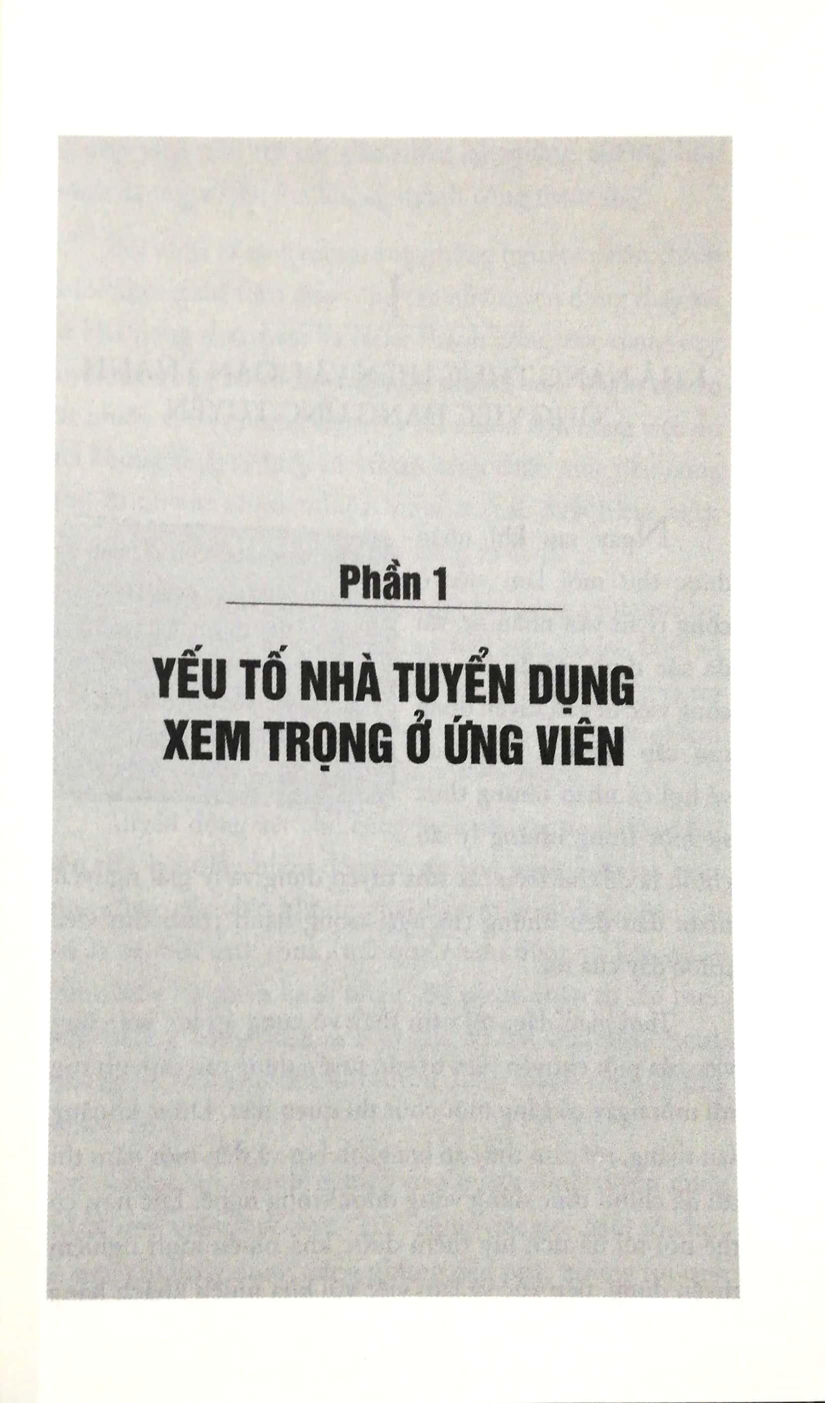 Những Yếu Tố Nhà Tuyển Dụng Quan Tâm