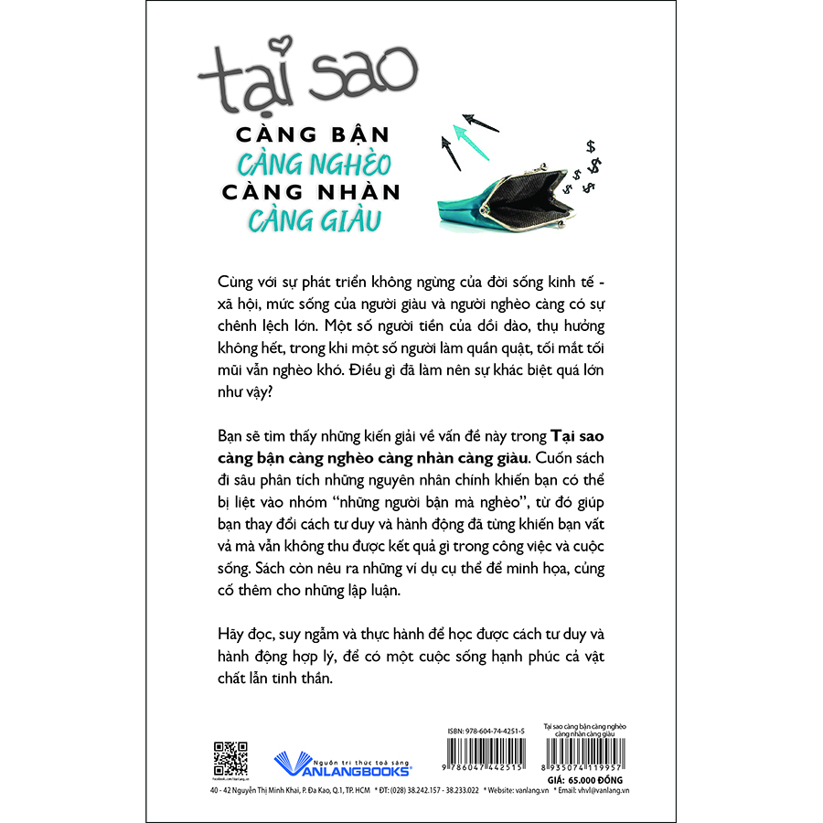 Tại Sao Càng Bận Càng Nghèo Càng Nhàn Càng Giàu (Tái Bản 2020)