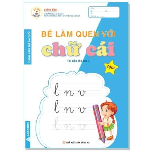 Sách - Tủ Sách Mầm Non - Bé Làm Quen Với Chữ Cái, Các Nét Cơ Bản, Chữ Số Dành Cho Bé Từ 4-6 Tuổi Bộ Cuốn - ABBOOKS