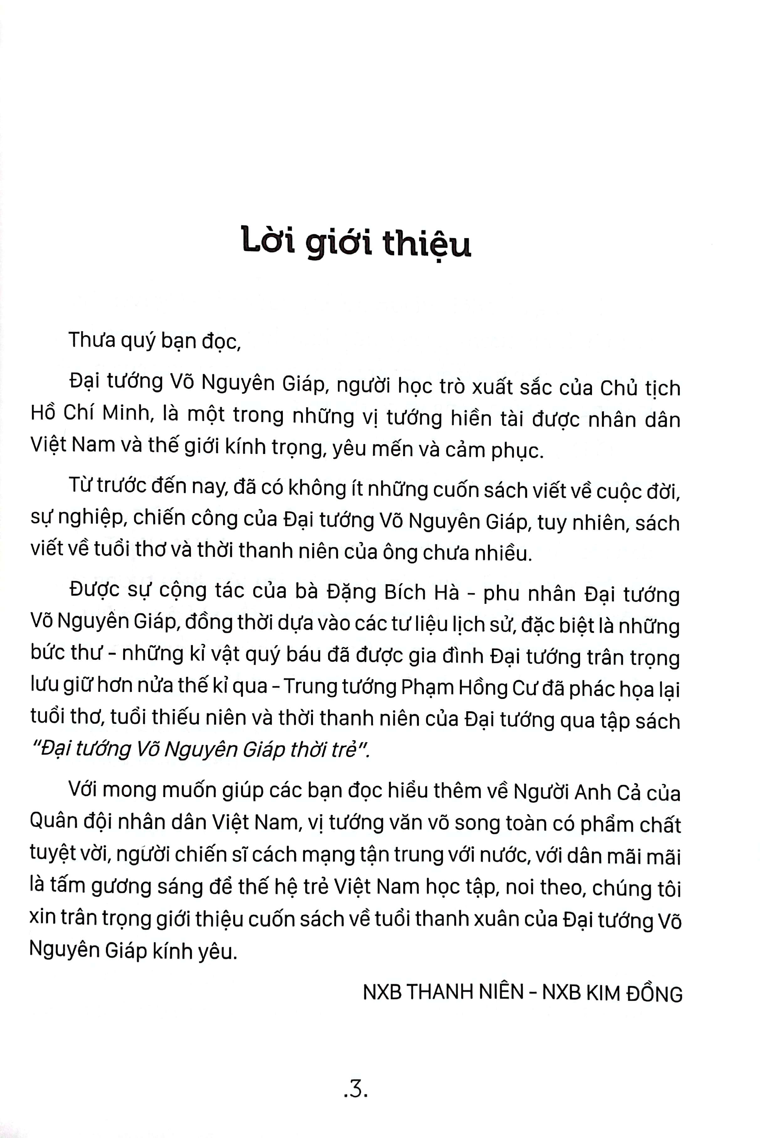 Đại Tướng Võ Nguyên Giáp Thời Trẻ (Tái Bản 2022)