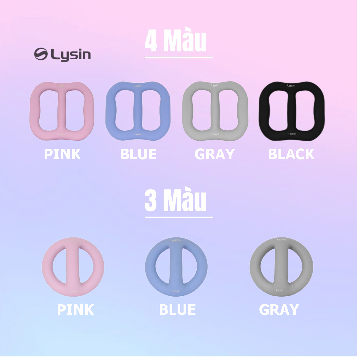 Lysin bộ 02 quả tạ nữ, tạ ấm, tạ bình vôi khối lượng 1.25kg 2.5kg 4.5kg bắng sắt bọc cao su nhám chống trượt thiết kế hình vuông có tay cầm giữa gọn nhẹ,kiểu dáng độc đáo, rèn luyện sức khỏe, tập luyện dáng và tạ tay.