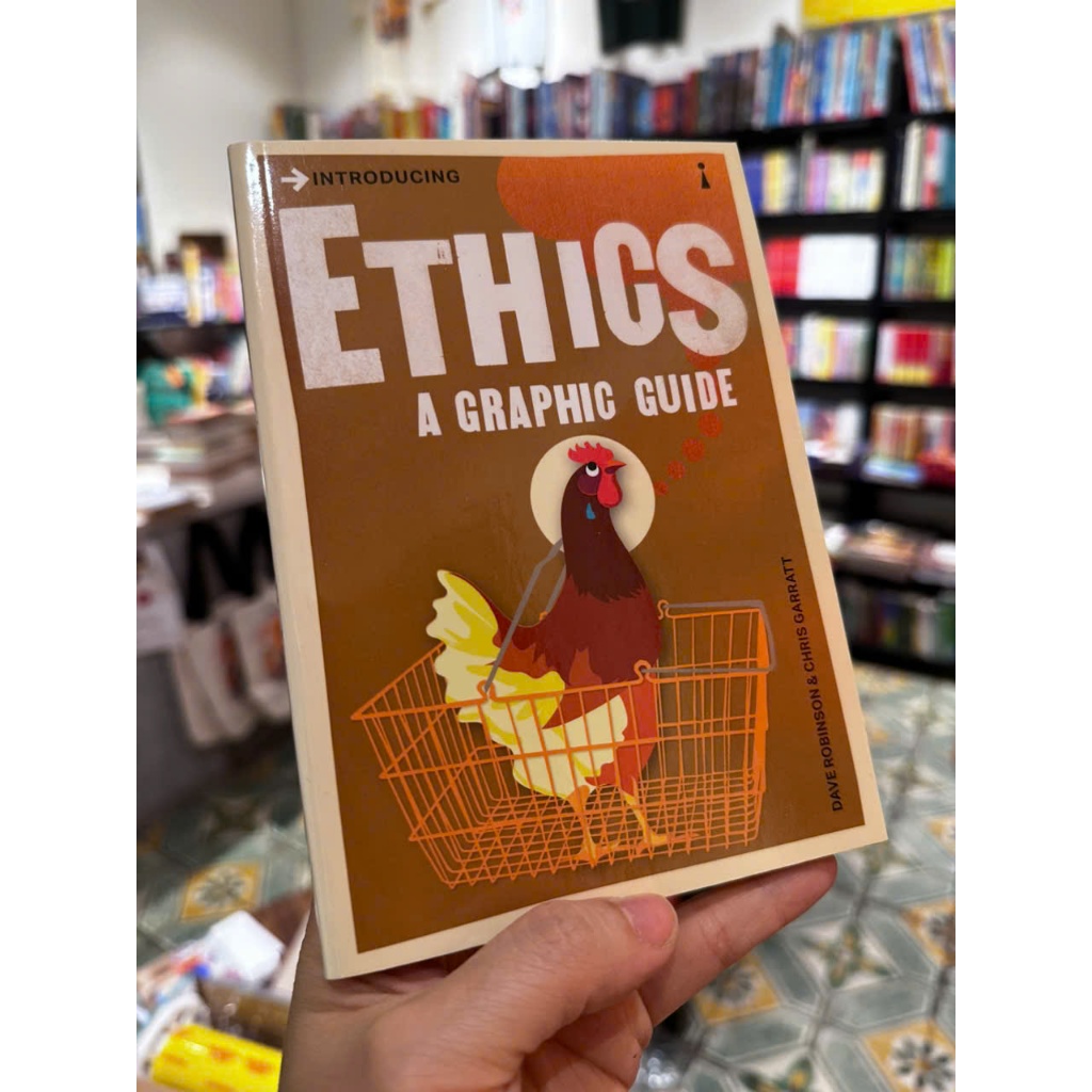 Sách - Introducing Ethics A Graphic Guide by Dave Robinson - Icon Books Graphic Guide Series / English Books
