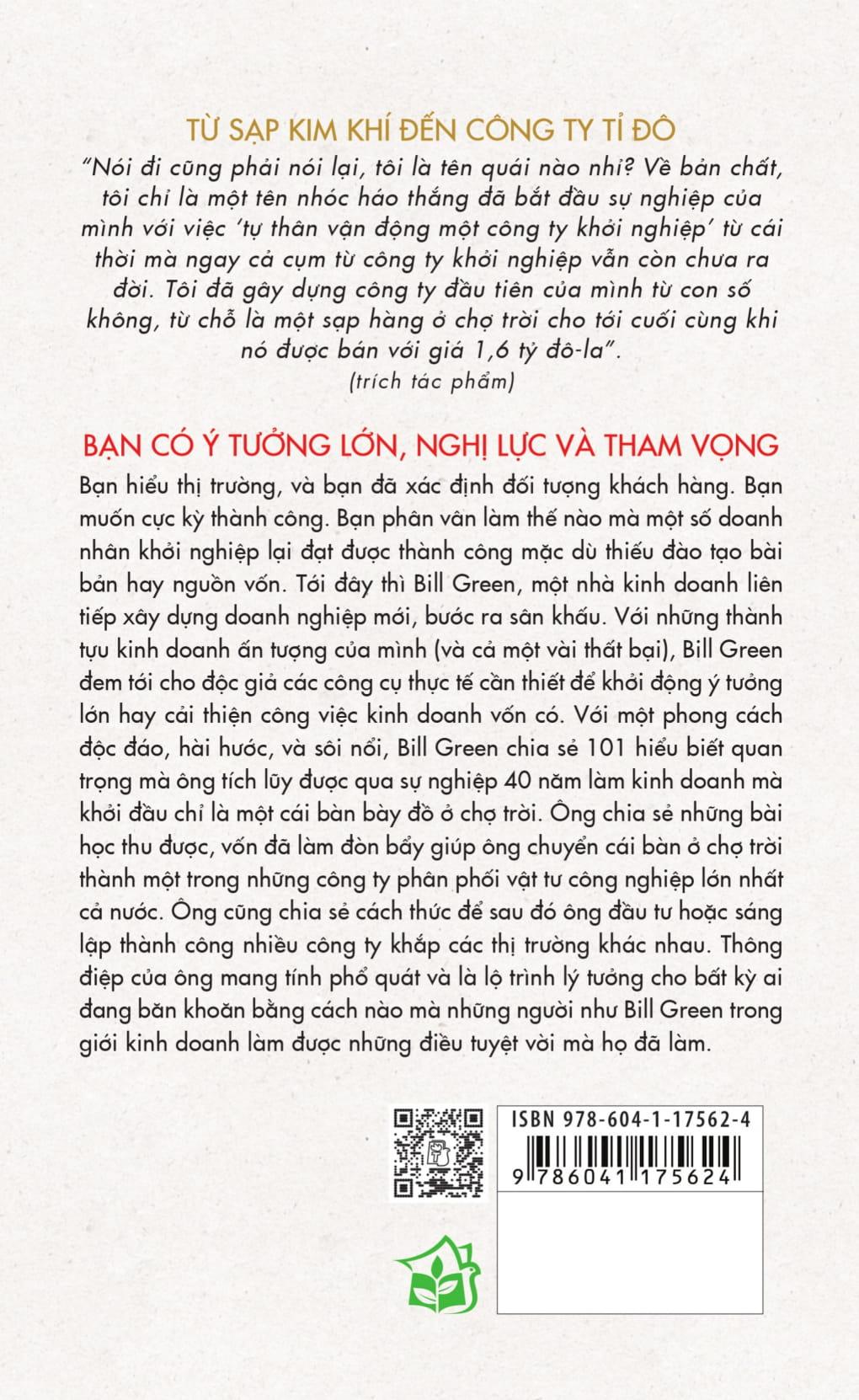 Tận Tâm Tận Lực - 101 Bài Học Kinh Doanh Thực Tiễn Cho Doanh Nhân Khởi Nghiệp