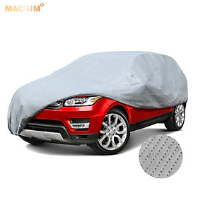 Bạt phủ ô tô chất liệu vải không dệt 4 lớp cao cấp thương hiệu MACSIM dành cho BMW 6 series màu ghi - bạt phủ trong nhà và ngoài trời