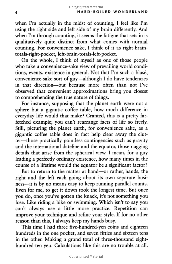 Hardboiled Wonderland And The End Of The World