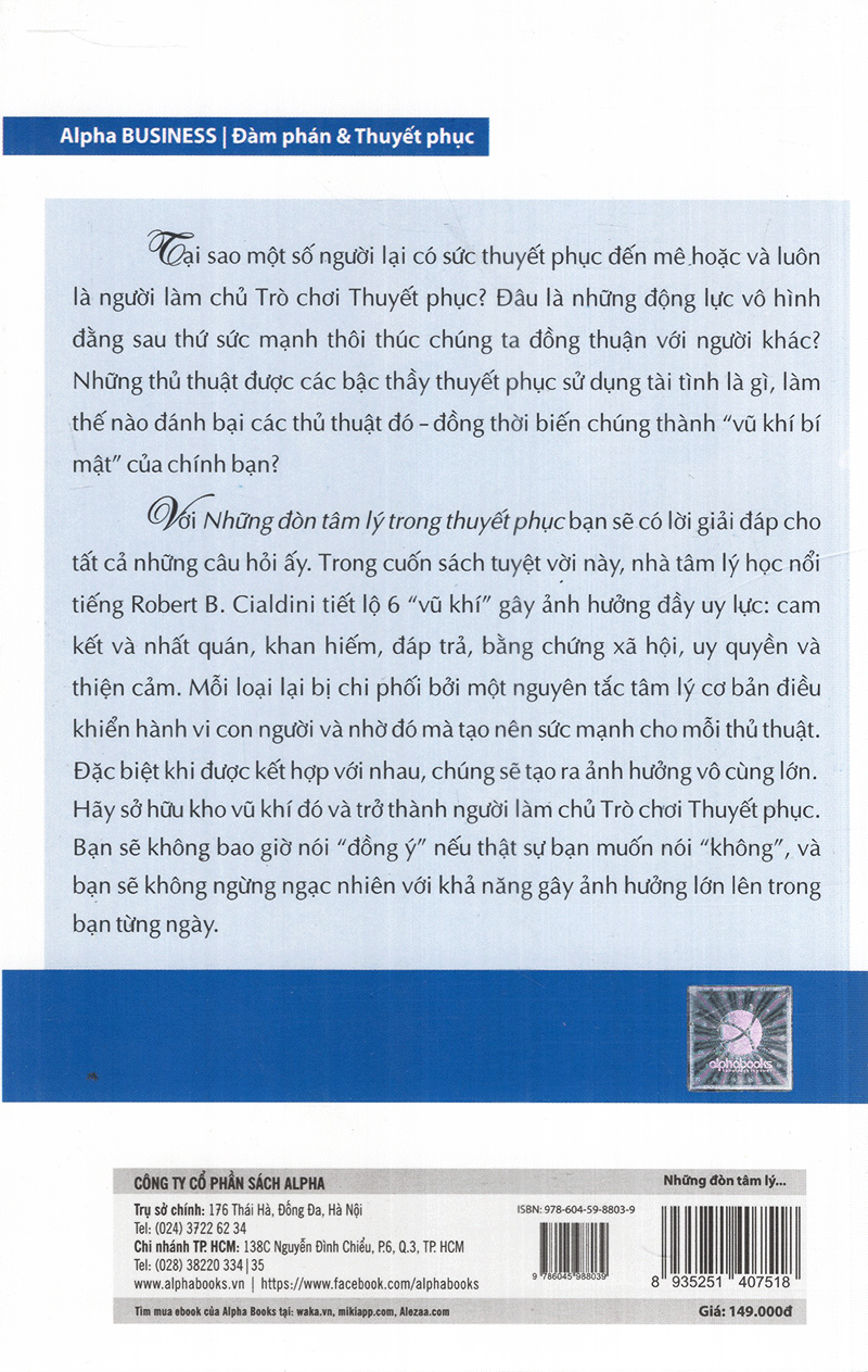 Những Đòn Tâm Lý Trong Thuyết Phục (Tặng Tickbook đặc biệt)