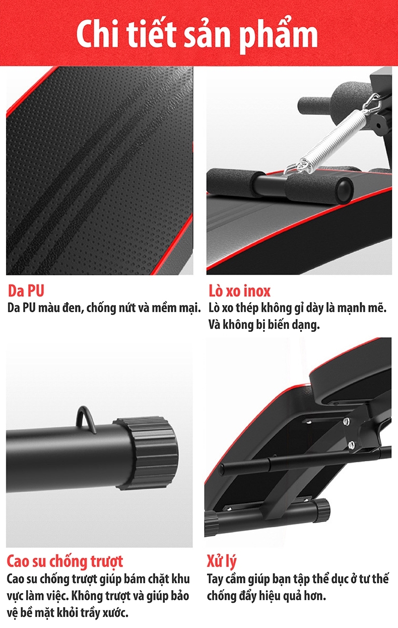Ghế tập bụng cong muse, Ghế tập gym đa năng, Ghế Tập cơ Bụng, Máy tập bụng, Ghế tập lực , máy gập cơ bụng (hàng nhập khẩu)