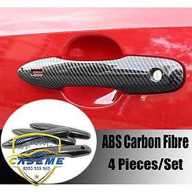 Ốp Tay Hõm Cửa Xe Camry 2019 2020 Mẫu Carbon