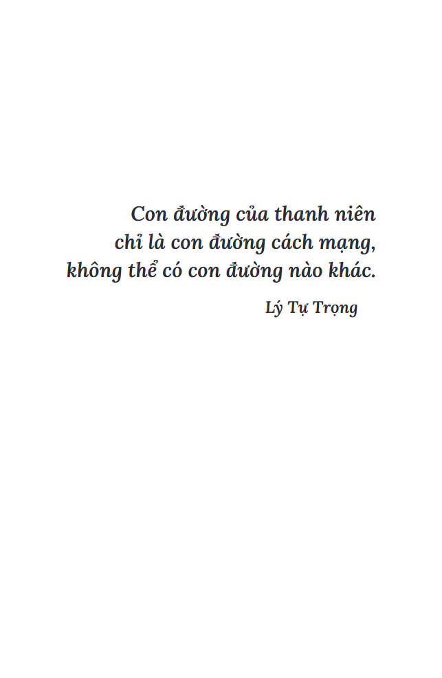 Chân Dung Anh Hùng Lý Tự Trọng - Qua Những Tư Liệu Lịch Sử
