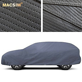 Bạt phủ ô tô chất liệu vải không dệt 4 lớp cao cấp MACSIM cho Volvo S90 màu ghi