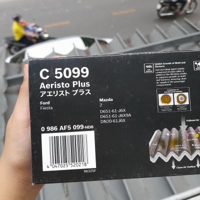 Lọc Gió Điều Hòa BOSCH C5099 | Dành Cho MAZDA Mazda2 ( 07- ); FORD Fiesta ( 10 - 13 ) ( Bộ 2 Cái ) | Tritin