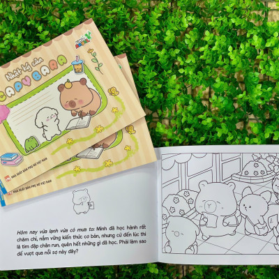 Sách - Sách Tô Màu - Nhật Ký Của Capybara
