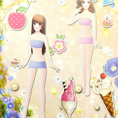 Dán hình trang phục công chúa 4 - Công chúa sành điệu 65N