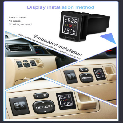 Cảm biến áp suất lốp van trong, gắn nút chờ các loại xe ô tô, thương hiệu cao cấp Careud - HÀNG NHẬP KHẨU