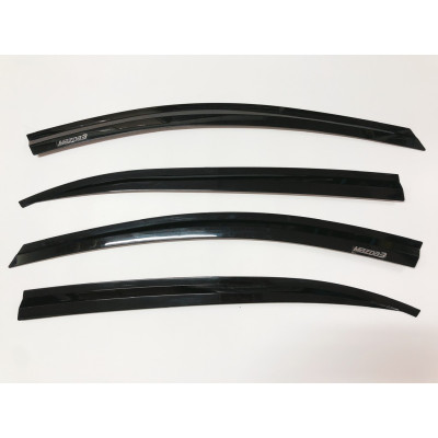 Vè che mưa xe Mazda 3 / Mazda3 đời 2015- 2016 2017 2018 2019 2020 2021 2022 2023 đen Thái - Bản sedan