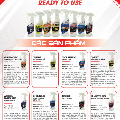 DUNG DỊCH DƯỠNG DA, NHỰA, CAO SU CHO NỘI THẤT Ô TÔ CAO CẤP  X-LEATHER 600ML THƯƠNG HIỆU EKOKEMIKA