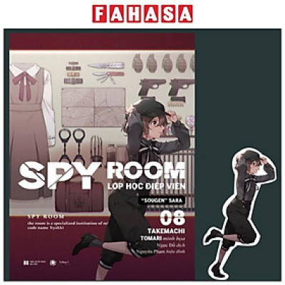 Sách - SPY ROOM - Lớp Học Điệp Viên - Tập 8 - Sougen Sara - Tặng Kèm Bookmark