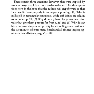 The Economic Naturalist: Why Economics Explains Almost Everything