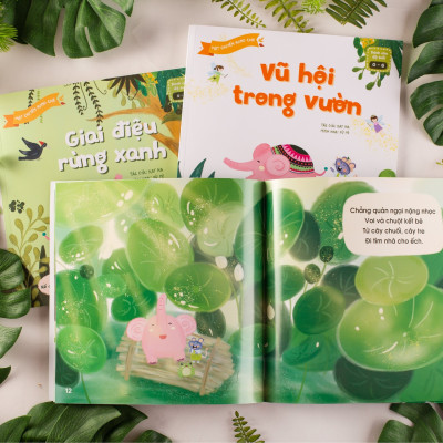 Combo Sách Kể Chuyện Âm Nhạc - Bộ "MỘT CHUYẾN RONG CHƠI" (Kèm Quà Tặng và App Cảm thụ âm nhạc CreMusic) - Sách Thơ & Âm Nhạc Cho Bé Mầm Non 0-3 4-5-6 Tuổi