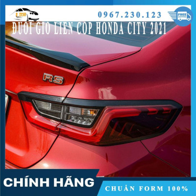 Đuôi Gió Honda City 2021 Liền Cốp - Cánh Gió Ô TÔ Hàng Mộc Chưa Sơn