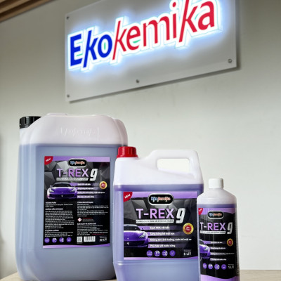 DUNG DỊCH RỬA XE MÁY Ô TÔ KHÔNG CHẠM EKOKEMIKA TREX-9 -5L