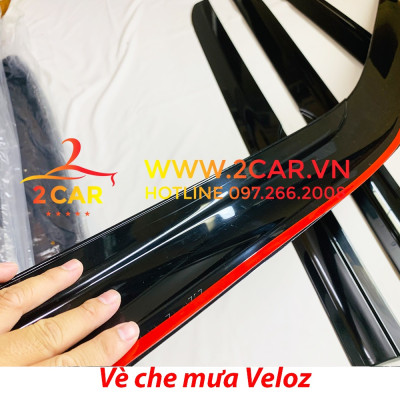 Vè che mưa xe Toyota Veloz Cross 2022, 2023 Nhựa đen dày cao cấp