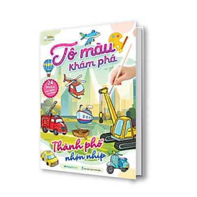 Tô màu khám phá - Thành phố nhộn nhịp