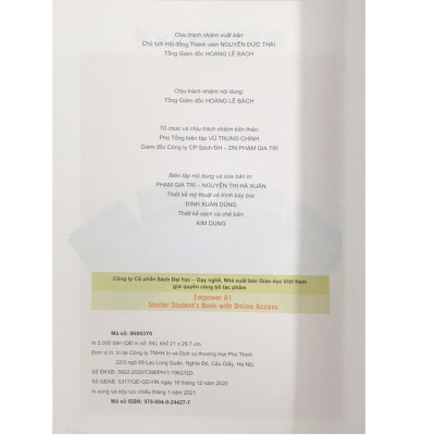 A1 - Empower starter student