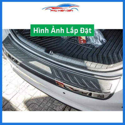 Ốp chống trầy cốp ngoài nhựa đen Accent 2018-2019-2020 dán cốp sau chống xước trang trí xe